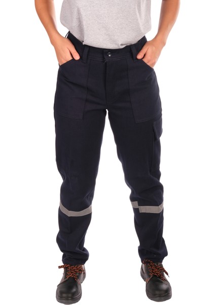 7/7 Gabardin Kışlık İşçi Pantolonu Tek Reflektörlü Kalın İş Pantolonu modelleri