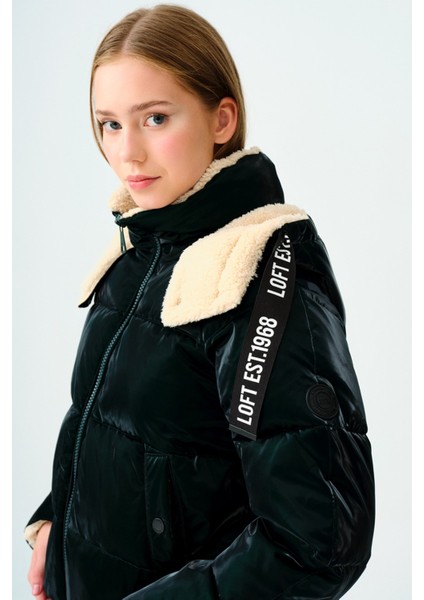 Yeşil Kadın Mont LF2037356 LF2037356004 fırsatları