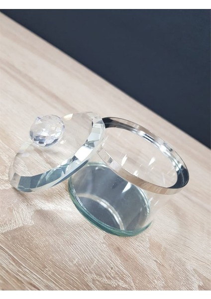 Aynalı Mücevher Kutusu 7x6 cm