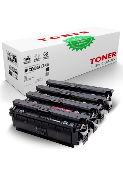 CF400A Siyah Muadil Toner