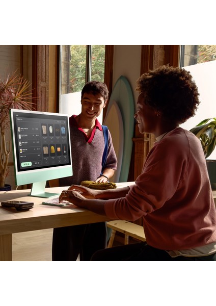 iMac M4 Çip 16GB 512GB SSD macOS 24" All In One Bilgisayar MWV53TU/A Pembe