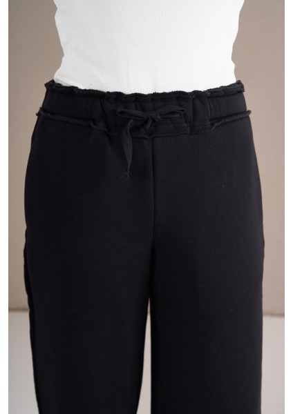 3 Iplik Şardonlu Eşofman Siyah fırsatları