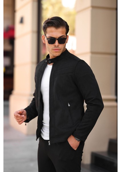 Erkek Kahverengi Dar Kesim Süet Ceket fiyatları