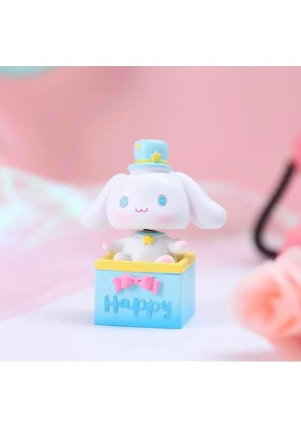 Cinnamoroll Figürlü Sallanan Kafa Masaüstü Dekoratif Süs