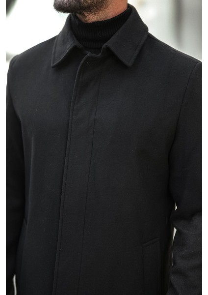 Erkek Dar Kesim Uzun Kaşe Kaban fırsatları