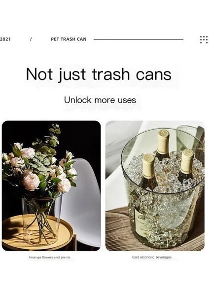 Ev Ev Şeffaf Yatak Odası Kağıt Sepeti Çöp Kutusu (Yurt Dışından) modelleri