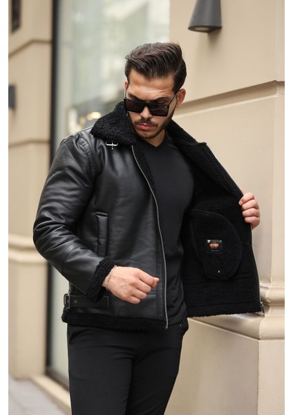 Erkek Napa Deri Içi Full Kürklü Slim Fit Mont & Ceket fiyatları
