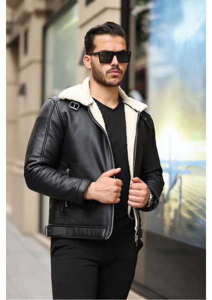 Erkek Napa Deri Içi Full Kürklü Slim Fit Mont & Ceket fiyatları