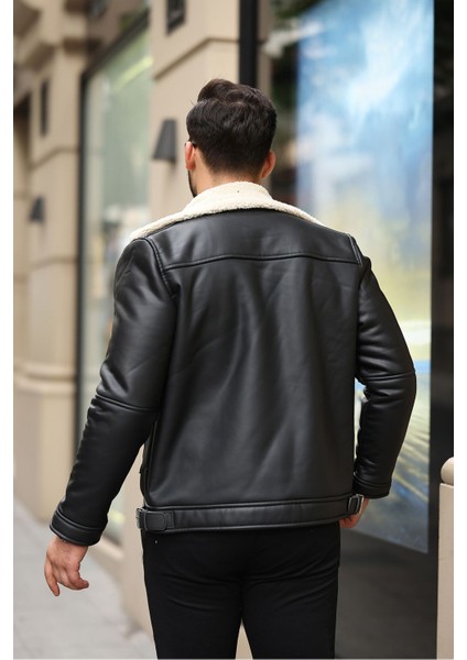 Erkek Napa Deri Içi Full Kürklü Slim Fit Mont & Ceket modelleri
