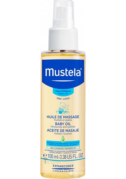 Nessiworld Mustela Massage Oil Bebek Masaj Yağı 100 ml