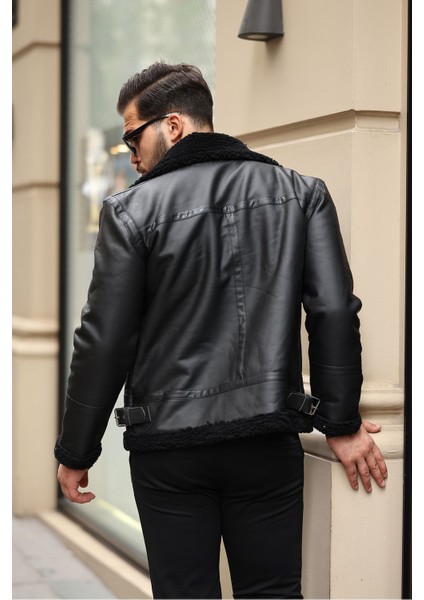Erkek Napa Deri Içi Full Kürklü Slim Fit Mont & Ceket modelleri