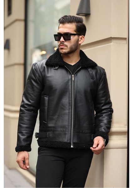 Erkek Napa Deri Içi Full Kürklü Slim Fit Mont & Ceket fırsatları