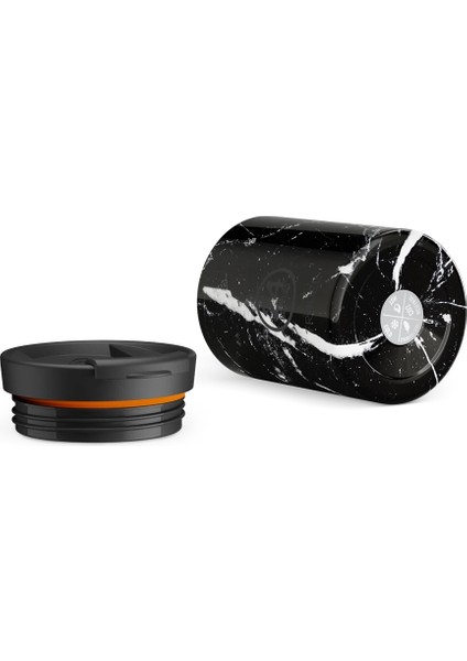 24 Bottles Travel Tumbler Black Marble Termos Kupa 350 ml