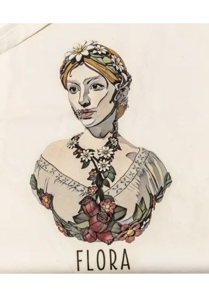 Çiçek Tanrıçası Flora T-Shırt