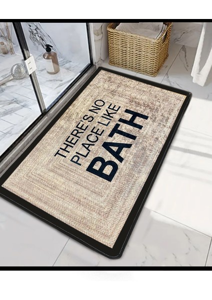 No Place Bej 60 x 100 Banyo Paspası Djt