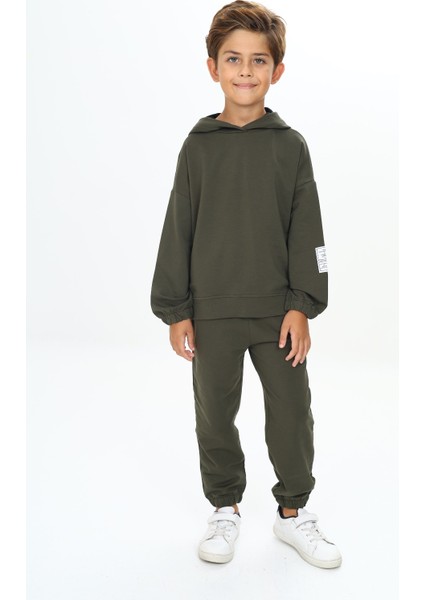 Erkek Çocuk Arma Detaylı Eşofman Takımı