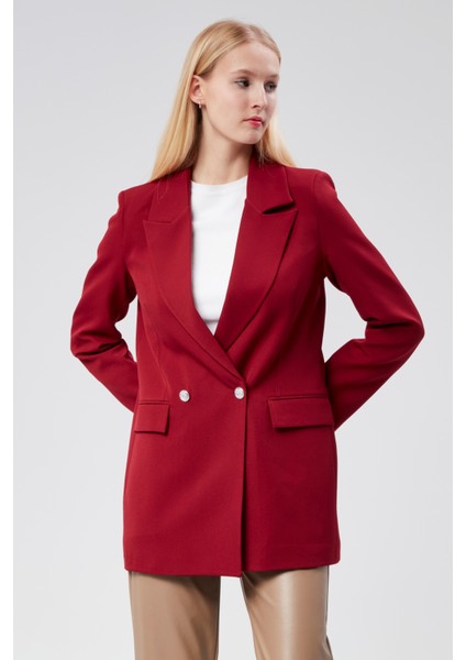 Oversize Dokuma Blazer Ceket