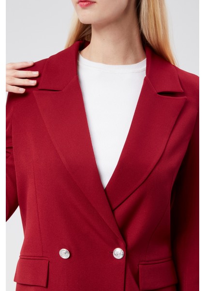 Oversize Dokuma Blazer Ceket