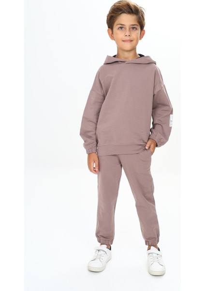 Erkek Çocuk Arma Detaylı Eşofman Takımı