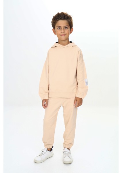 Erkek Çocuk Arma Detaylı Eşofman Takımı