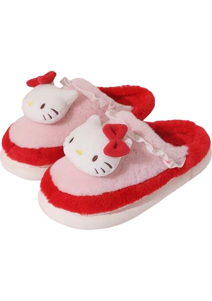 Hello Kitty Kadın Kışlık Ev Terliği (Yurt Dışından)