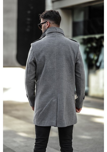 Uzun Kaşe Kaban Erkekler İçin Dar Kesim Şık ve Rahat Kışlık Model fırsatları