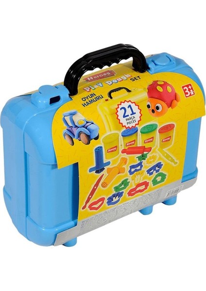 ERN-597 Heroes Premium Çantalı Oyun Hamuru Seti - Eren Oyuncak