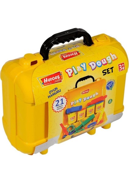 ERN-597 Heroes Premium Çantalı Oyun Hamuru Seti - Eren Oyuncak