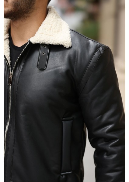 Erkek Napa Deri Içi Full Kürklü Slim Fit Mont & Ceket fırsatları