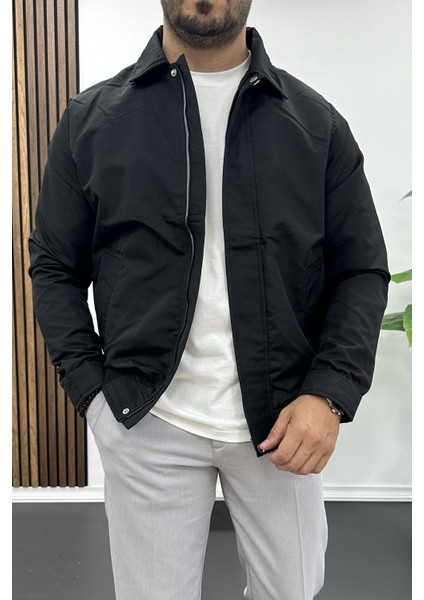 Erkek Gömlek Yaka Mevsimlik Ceket Siyah EDW210 fiyatları
