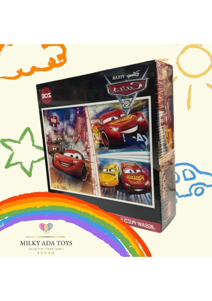 Dısney Cars 3 Puzzle 100 Parça Yapboz