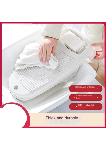 Kalınlaştırılmış Ev Çamaşırları Kaymaz Çamaşır Yıkama Tahtası (Yurt Dışından) fiyatları