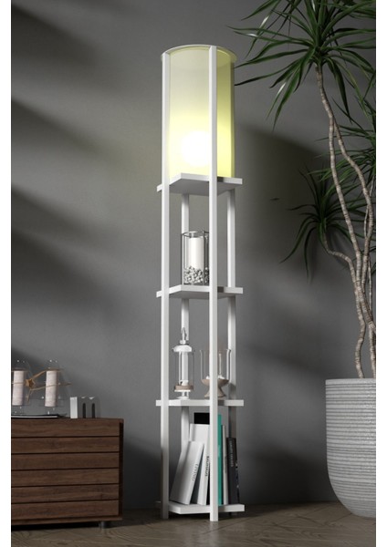 Retodesign Star Beyaz Rafli Lambader 4002 modelleri
