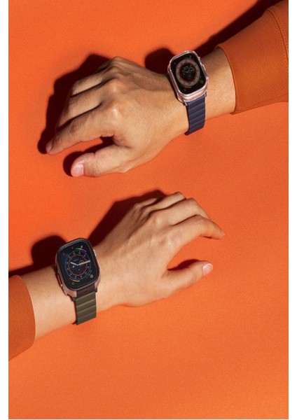 Apple Watch Ultra 49MM Kılıf Kasa ve Ekran Koruyucu Anodize Alüminyum Yüzey
