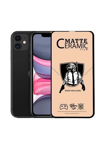 Apple iPhone 11 Ekran Koruyucu Mat Seramik Nano Tam Kaplayan Esnek