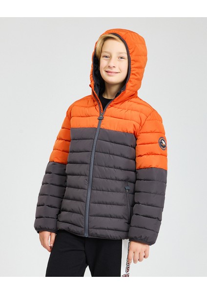 B Outerwear Padded Jacket Büyük Erkek Çocuk Açık Turuncu Mont SK242010-823