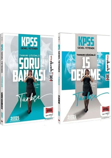 2025 KPSS Türkçe Soru Bankası - 15 Deneme 2'li Set