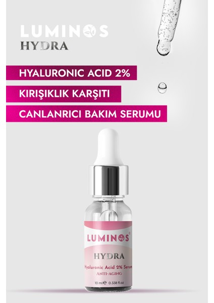 Anti-Aging Hyaluronik Asit Serum 10 ml