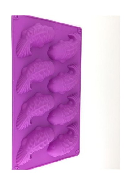 Yeni 8 Delikli Goldfish-Şekilli Aromaterapi Alçı Kalıp - 2 Adet (Yurt Dışından)