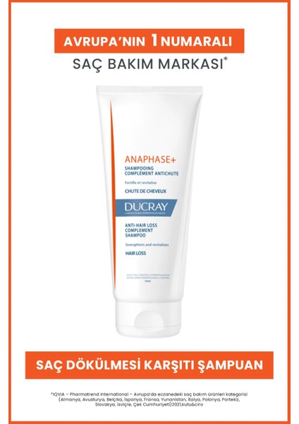 Anaphase+ Saç Dökülmesine Karşı Şampuan 200  ml