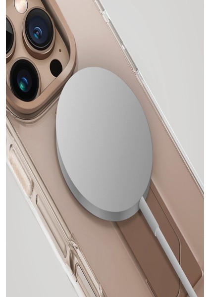 Apple iPhone 16 Pro Kılıf Heldro Max Serisi Magsafe Özellikli (Magclick™) Tutma Bandı (Flexgrip™)