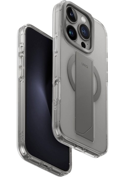 Apple iPhone 16 Pro Kılıf Heldro Max Serisi Magsafe Özellikli (Magclick™) Tutma Bandı (Flexgrip™)
