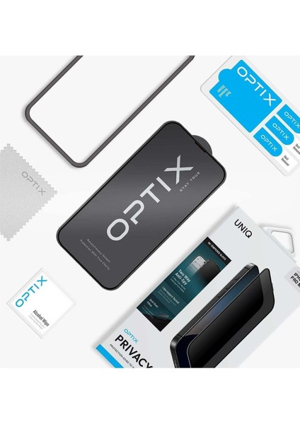 Iphone 16 Plus Hayalet Ekran Koruyucu Cam Optix Oleofobik Teknolojisi