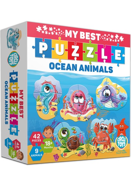 Circle Toys My Best Puzzle Ocean Animals