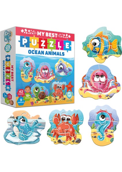 Circle Toys My Best Puzzle Ocean Animals