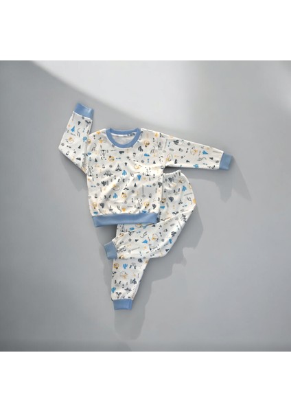 Çocuk Pijama Takımı Ribanalı Tezgah Altı