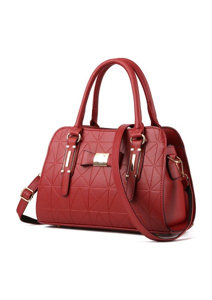 Chitumaoyiyay Kadın Çantası, Yeni Moda Kabartmalı Çanta, Büyük Kapasiteli Omuz Çantası (Yurt Dışından)