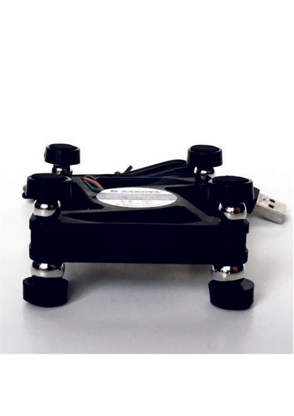 60X60X10 mm Ayaklı USB Fan Çift Bilyalı Rulman Sessiz, 5V, 0.10 A, 3000 Rpm Modem Receiver Dvr Playstation Tv Box, Telefon, Akvaryum Soğutucu, Fırçasız Soğutma Fanı, 6,5x6,5x3,5 cm