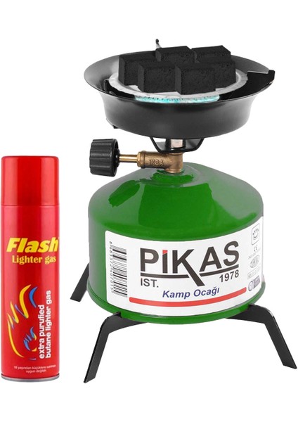 İksa Mocamp Portatif Nargile Kömür Ocağı, Köz Yakma Makinası, Köz Ocağı Çakmak Gazı Hediye