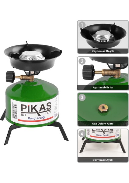 İksa Mocamp Portatif Nargile Kömür Ocağı, Köz Yakma Makinası, Köz Ocağı Çakmak Gazı Hediye fiyatları